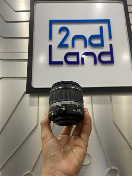 Lens Canon EFS 18-55mm 1:3.5-5.6 II - Màu đen - Ngoại hình: 98% - Body