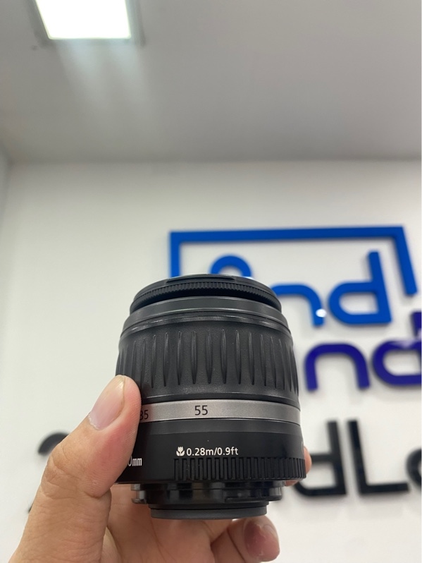 Lens Canon EFS 18- 55mm f3.5-5.6 II - Màu đen - Ngoại hình: 97.5% - Body