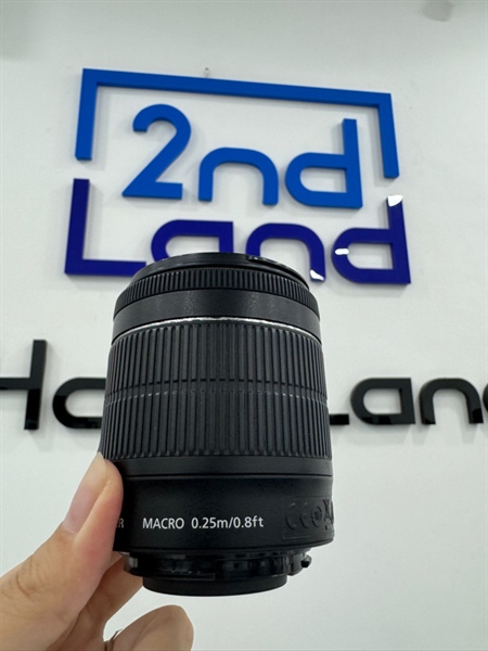 Lens Canon EFS 18-55mm - Màu đen - Image Stabilizer - Macro 0.25m/0.8ft - 1:3.5-5.6 IS STM - Ngoại hình 97% 1