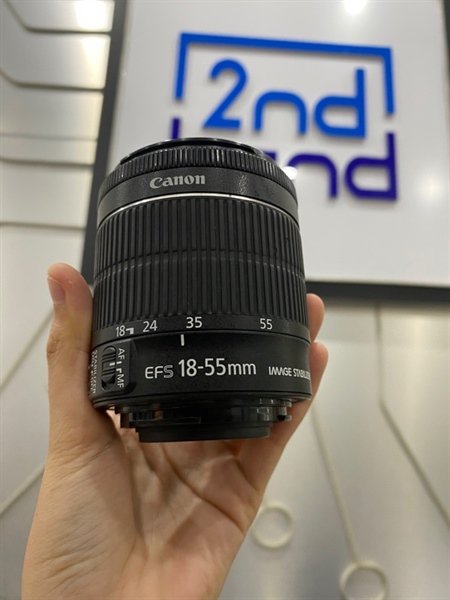 Lens Canon EFS 18-55mm - Màu đen - Ngoại hình: 98% - Body 1