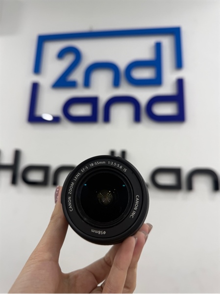 Lens Canon EFS 18-55mm - Màu đen - Ngoại hình 98% - Bụi nhẹ - Body