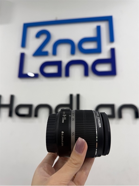 Lens Canon EFS 18-55mm - Màu đen - Ngoại hình 98% - Bụi nhẹ - Body 1