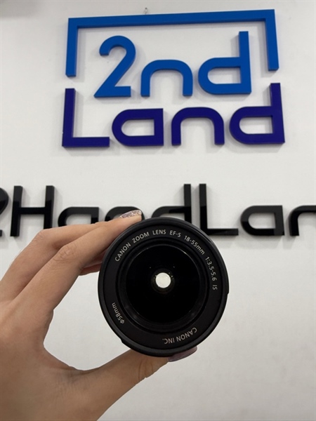 Lens Canon EFS 18-55mm - Màu đen - Ngoại hình 98% - Mốc - Body