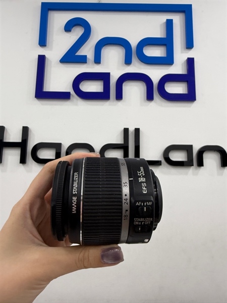 Lens Canon EFS 18-55mm - Màu đen - Ngoại hình 98% - Mốc - Body 1