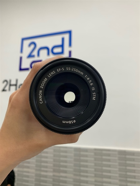 Lens Canon - EFS 55-250mm - 1:4-5.6 IS STM - Màu đen - Ngoại hình 98% - Body 1