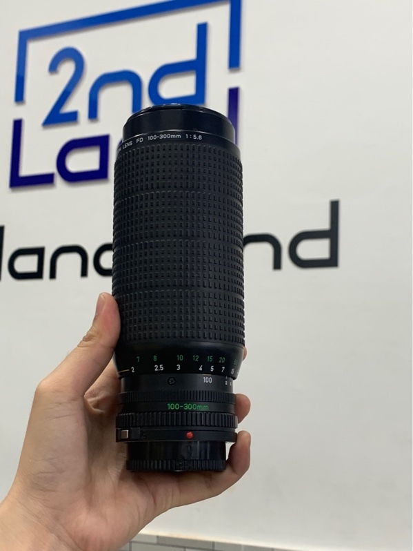 Lens Canon FD 100-300mm - F/5.6 - Màu đen - Ngoại hình: 98% - Body