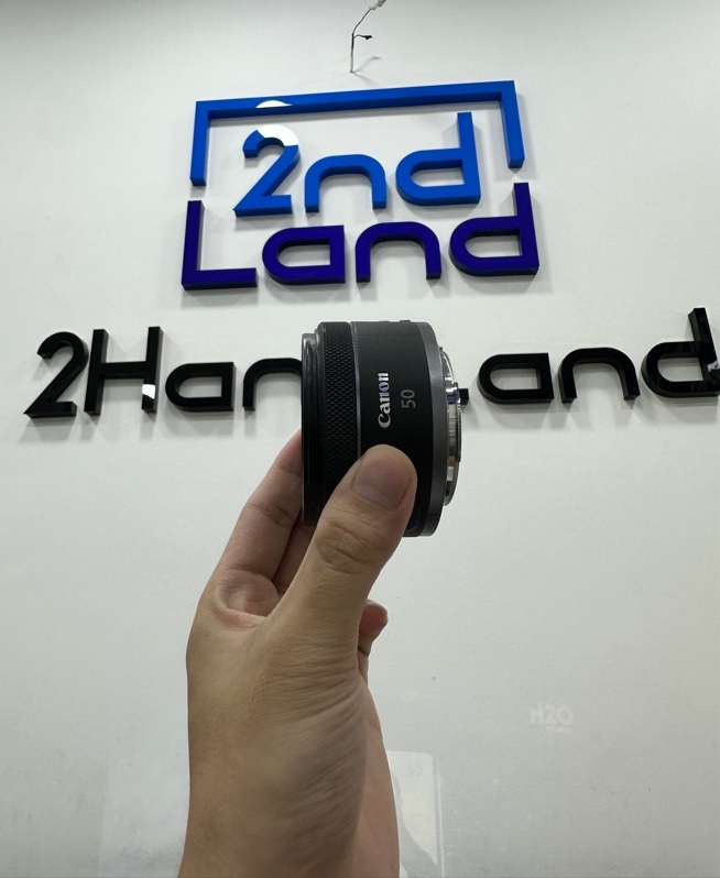 Lens Canon RF 50mm f1.8 STM - Màu đen - Ngoại hình 98% - Body