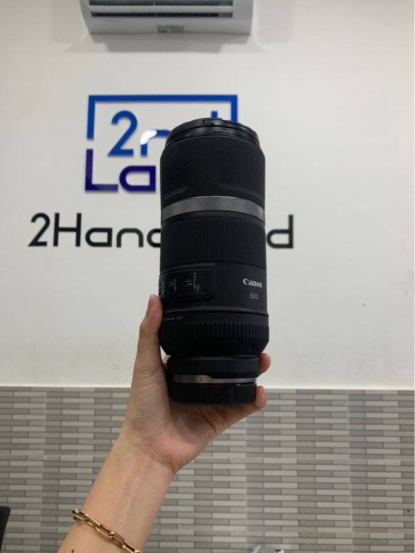 Lens Canon RF 600mm F11 IS STM - Màu đen - Ngoại hình: 98% - Fullbox