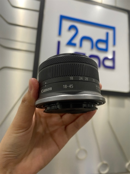 Lens Canon RF-S 18-45mm f/4.5-6.3 IS STM - Màu đen - Ngoại hình: 98% - Body 1