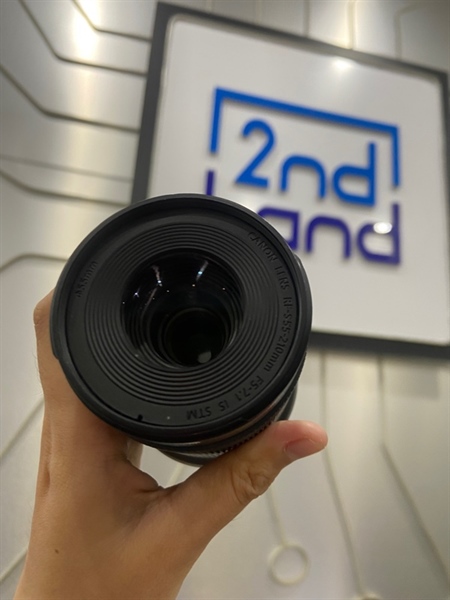 Lens Canon RF-S 55-210mm f/5-7.1 IS STM - Màu đen - Ngoại hình: 98% - Bụi trong - Body