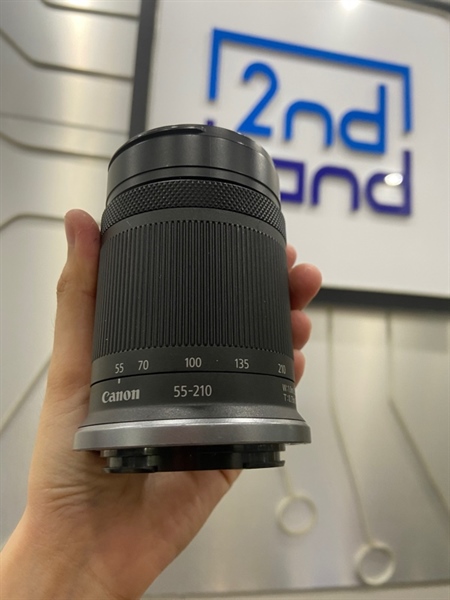 Lens Canon RF-S 55-210mm f/5-7.1 IS STM - Màu đen - Ngoại hình: 98% - Bụi trong - Body 1