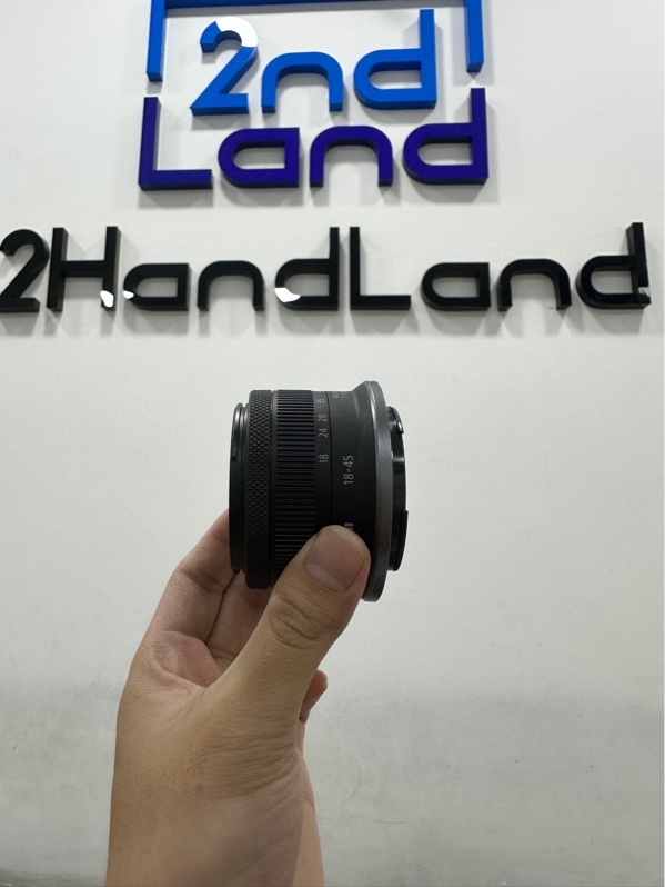 Lens Canon RF-S18-45mm F4.5-6.3 IS STM - Màu đen - Ngoại hình 98%- Bụi nhẹ - Body