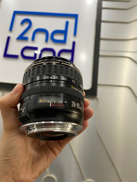 Lens Canon Zoom CF 28-105mm 1:3.5-4.5 Ultra Sonic - Màu đen - Ngoại hình: 98% - Bụi trong + in vân tay - Body 1