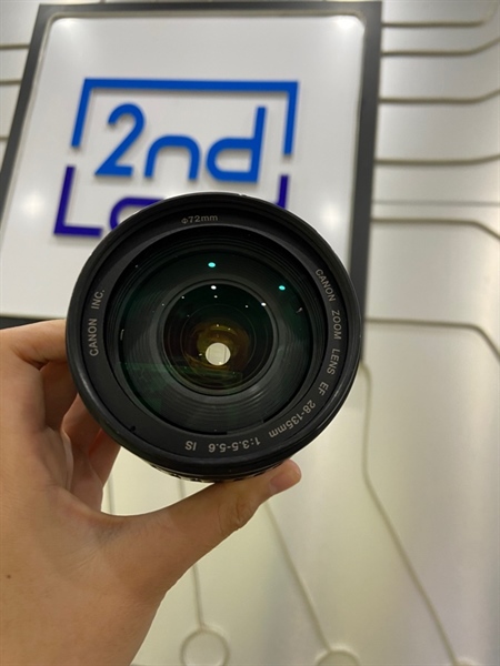 Lens Canon Zoom EF 28-135mm 1:3.5-5.6 - Màu đen - Ngoại hình: 97% - Vòng zoom xoay nứt nặng - Body