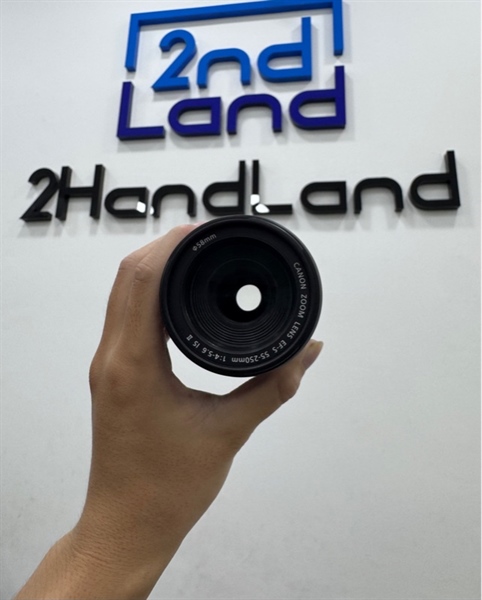 Lens Canon Zoom EF 55-250mm 1:4-5.6 IS II - Màu đen - Ngoại hình 98% - Kèm 2 nắp đậy