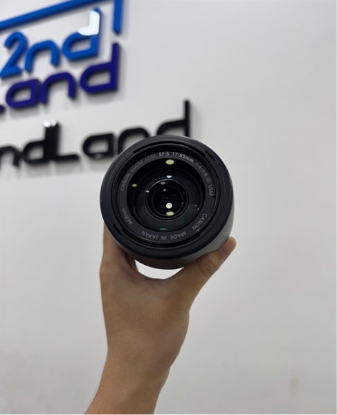 Lens Canon Zoom EF-S 17-85mm 1:4-5.6 IS USM - Màu đen - Ngoại hình 97% - Bụi nhẹ - Body