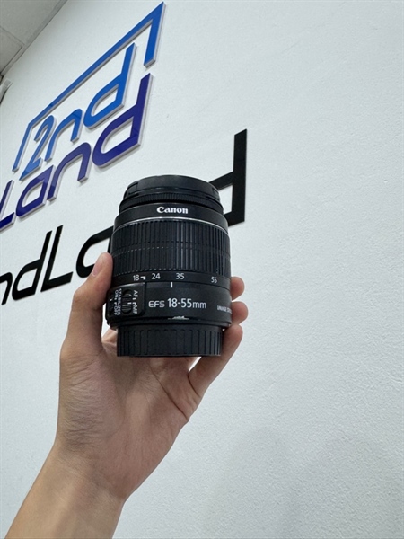Lens Canon Zoom EF-S 18-55mm - F/1:3 - 5.6 - Màu đen - Ngoại hình 98%- Body