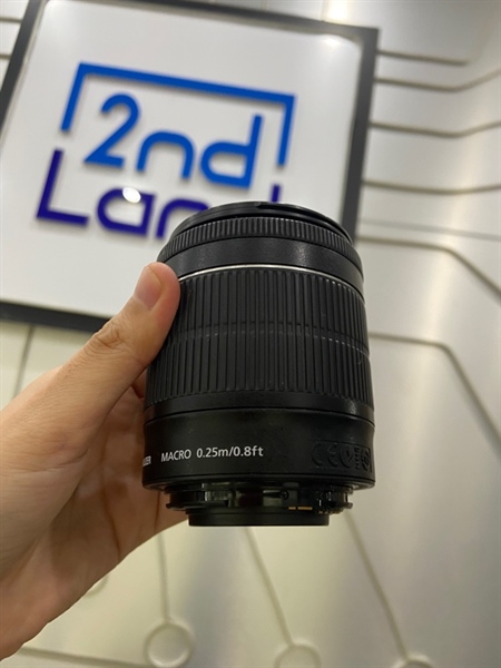 Lens Canon Zoom EF-S 18-55mm IS STM - Màu đen - Ngoại hình: 98% - Body 1