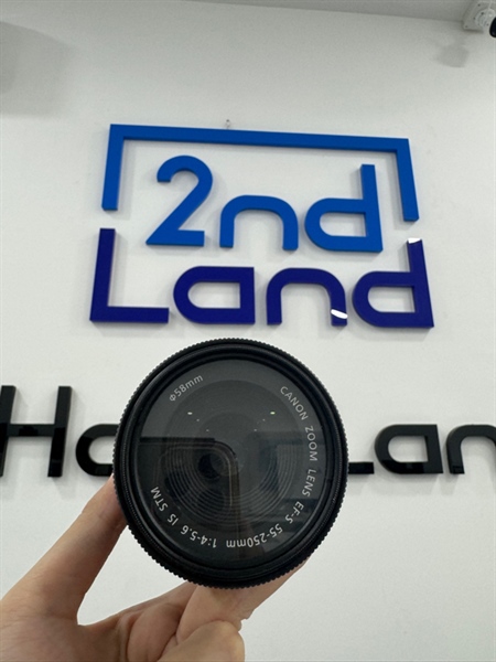 Lens Canon Zoom EF-S - 55-250mm 1:4-5.6 is stm - Màu đen - Ngoại hình 98% - Body