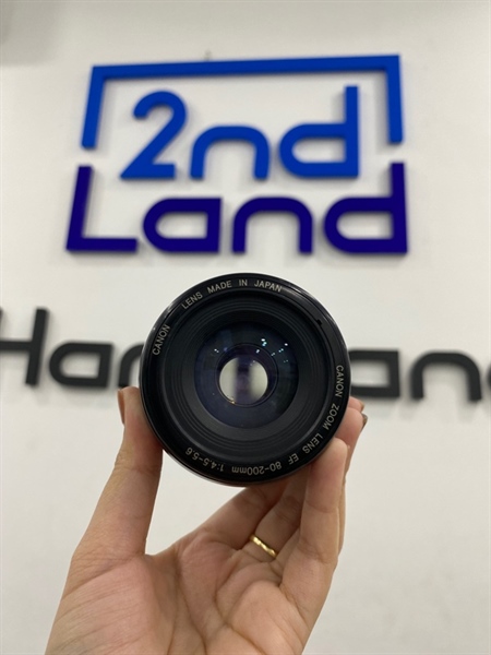 Lens Canon Zoom EF80-200 1:4.5-5.6 - Màu đen - Ngoại Hình 98% - Body 1
