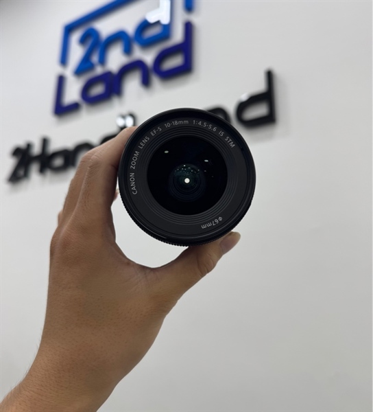 Lens Canon Zoom EFS 10-18mm 1:4.5-5.6 IS STM - Màu đen - Ngoại hình 98% - Body
