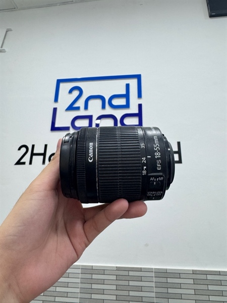 Lens Canon zoom lens EF-S 18-55mm - 1:3.5-5.6 IS STM - Ngoại hình 98% 1
