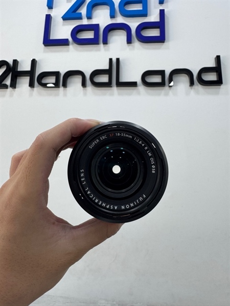 Lens Fujifilm XF 18-55mm f/2.8-4 R LM OIS - Màu đen - Ngoại hình 97% - Kèm 2 nắp đậy