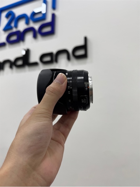 Lens FujiFilm XF 18-55mm F2.8-4 R LM IOS - Màu đen - Ngoại hình 97% - Bụi trong nhẹ - Body