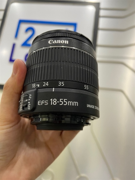 Lens Kit Canon EFS 18-55mm 1:3.5-5.6 IS II - Màu đen - Ngoại hình: 97% - Body 1