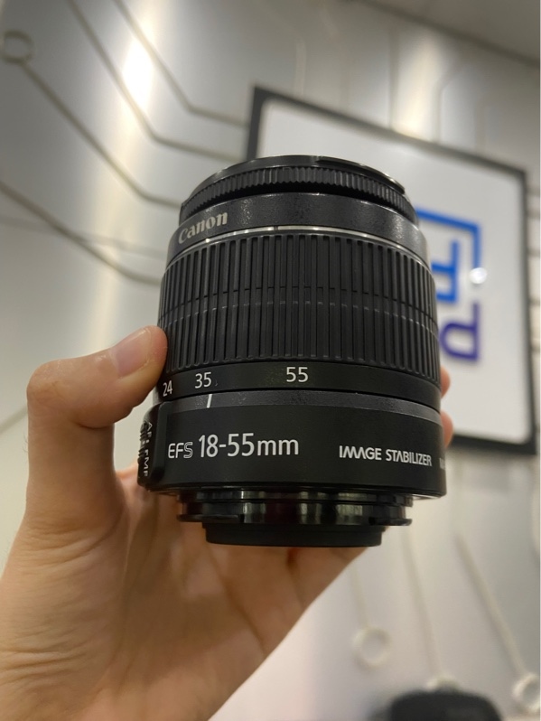 Lens kit EF-S 18-55mm - 1:3.5-5.6 IS II - Màu đen - Ngoại hình: 98% - Body