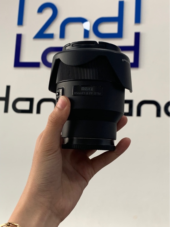 Lens Meike 85mm Auto Focus 1:1.8 3ft/0.85m - Ngàm sony E - Màu đen - Ngoại hình 98% - Body
