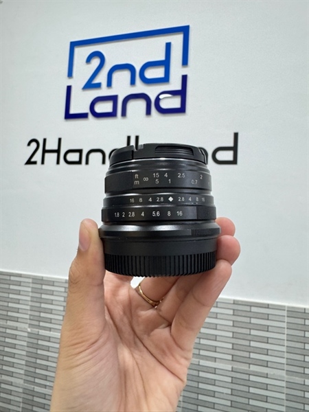 Lens MF 7Artisans 25mm - F1.8 - Ngàm FX (cho fujifilm) - Màu đen - Ngoại hình 98% - Body