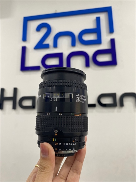 Lens Nikon AF Nikkor 28-85mm 1:3.5-4.5 - Màu đen - Ngoại hình 97% - body