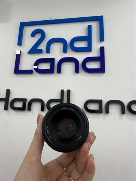 Lens Nikon af Nikkor 50mm 1:1.8d - Màu đen - Ngoại hình 98% - Body