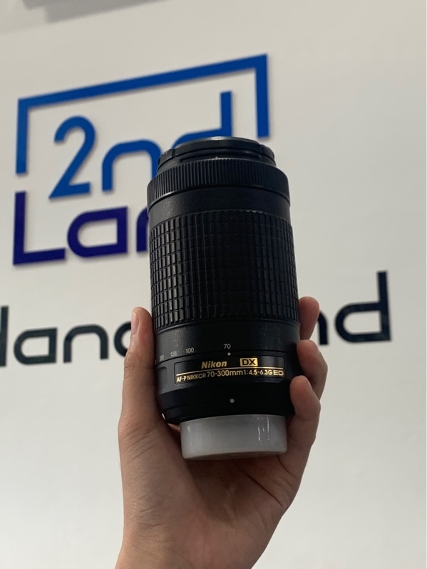 Lens Nikon AF-P Nikkor 70-300mm - 1:4.5-6.3G ED - Màu đen - Ngoại hình: 96% - Body