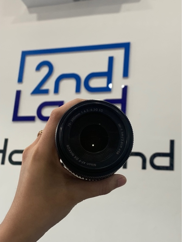 Lens Nikon AF-P Nikkor 70-300mm - 1:4.5-6.3G ED - Màu đen - Ngoại hình: 96% - Body