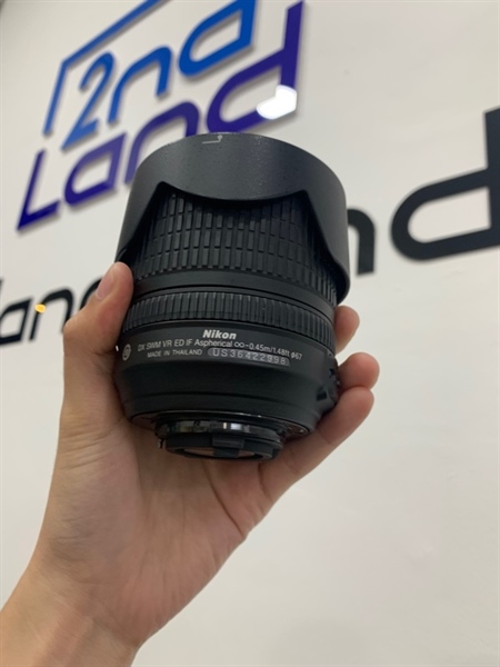 Lens Nikon AF-S 18-105mm - F/3.5-5.6G ED DX VR - Màu đen - Ngoại hình: 98% - Thiếu nắp - Body