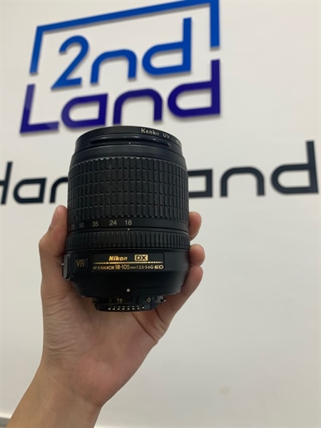 Lens Nikon AF-S 18-105mm - F/3.5-5.6G ED - Màu đen - Ngoại hình: 97% - Bụi trong - Body