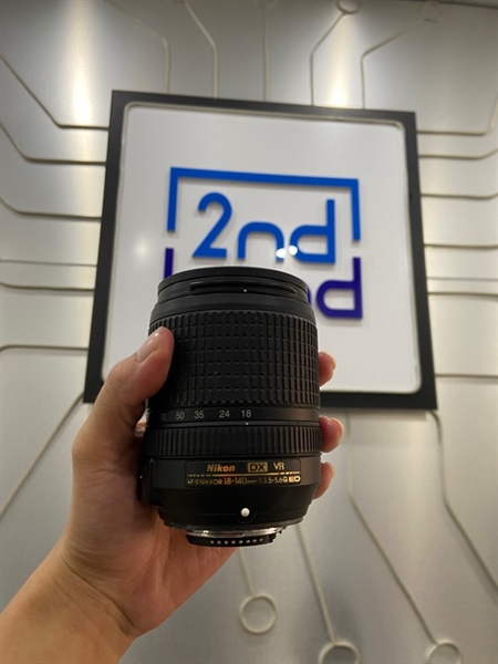 Lens Nikon AF-S 18-140mm F/3.5-5.6G ED DX VR - Màu Đen - Ngoại hình: 97% - Body 1