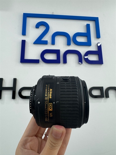 Lens Nikon AF-S 18-55mm 2 F - 3.5-5.6 - Màu đen - Ngoại hình 98% - Body 1