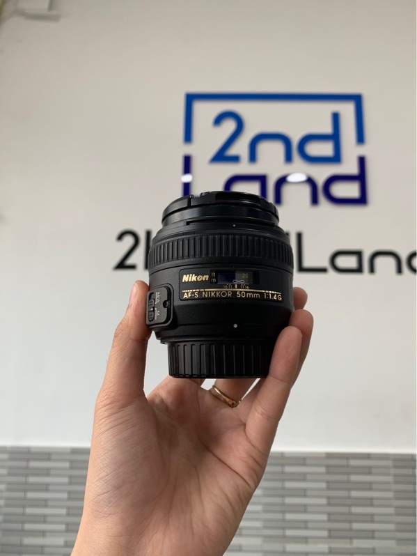 Lens Nikon AF-S - 50mm 1:1.4G - Màu đen - Ngoại hình: 98% - Body