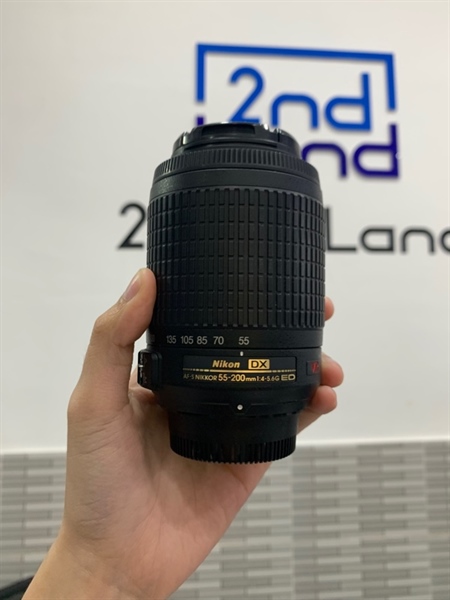 Lens Nikon AF-S DX - 55-200mm - F/4-5.6 G IF ED VR - Màu đen - Ngoại hình: 97% - Body