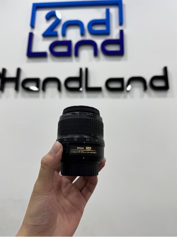 Lens Nikon AF-S DX ED 18-55mm 1:3.5-5.6 G II - Màu đen - Ngoại hình 97% - Mốc bụi trong nhẹ, vòng lấy nét hơi lỏng - Body