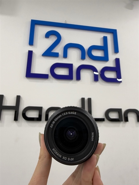 Lens Nikon AF-S DX Nikkor 18-55mm 1:3 5-5.6 G II - Màu đen - Ngoại hình 98% - Body