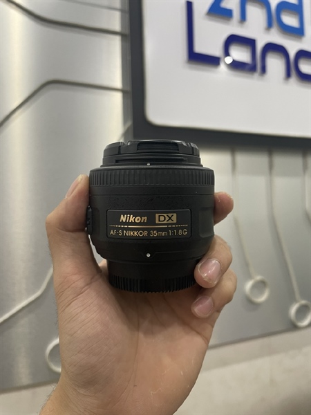 Lens Nikon AF-S DX Nikkor 35mm - 1:1.8G - Màu Đen - Ngoại hình 98% - Đủ Cáp