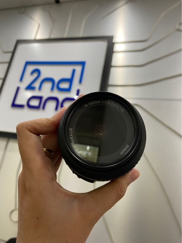 Lens Nikon DX AF-S 18-55mm 1:3.5-5.6G - Màu đen - Ngoại hình: 97% - Body