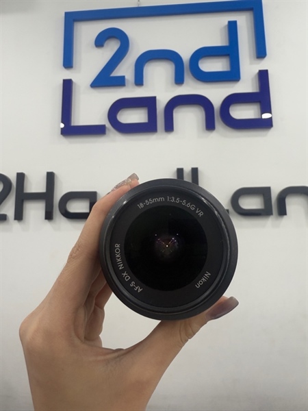 Lens Nikon DX AF-S Nikkor 18-55mm 1:3.5-5.6G - Màu đen - Ngoại hình 98% - Lens mốc , trầy - Body