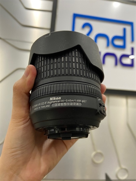 Lens Nikon DX AF-S Nikkors 18-105mm 3.5-5.6G - Màu đen - Ngoại hình: 98% - Mốc - Body 1