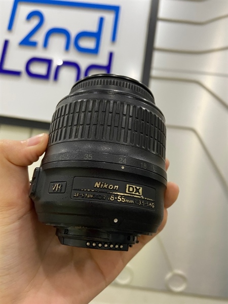 Lens Nikon Nikkor AF-5 DX 18-55mm 1:3.5-5.6G - Màu đen - Ngoại hình: 97% - Bụi trong nhẹ - Body 1