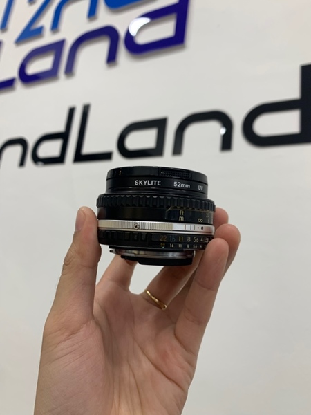 Lens Nikon Series E 50mm - F/1.8 - Màu đen - Ngoại hình: 97%- Body